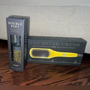 Drybar heated brush and round brush, drybar brush, heated brush, blowout brush